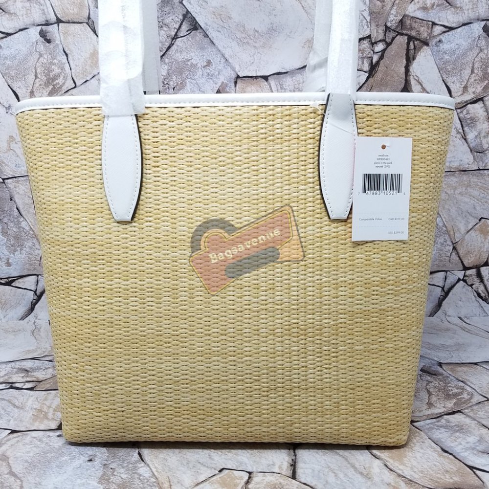Small Tote Picnic In The Park Natural Kate Spade - Picture 8 of 16